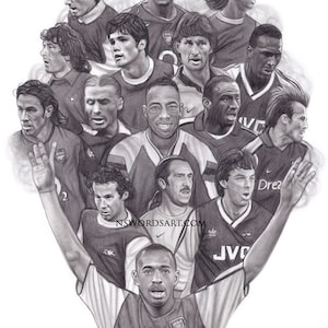 Arsenal Legends Print