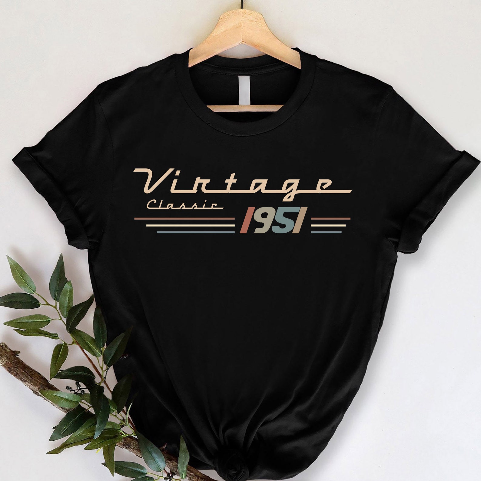 The 1951 Vintage T-Shirt Made In 195170 Years Old Tee The | Etsy