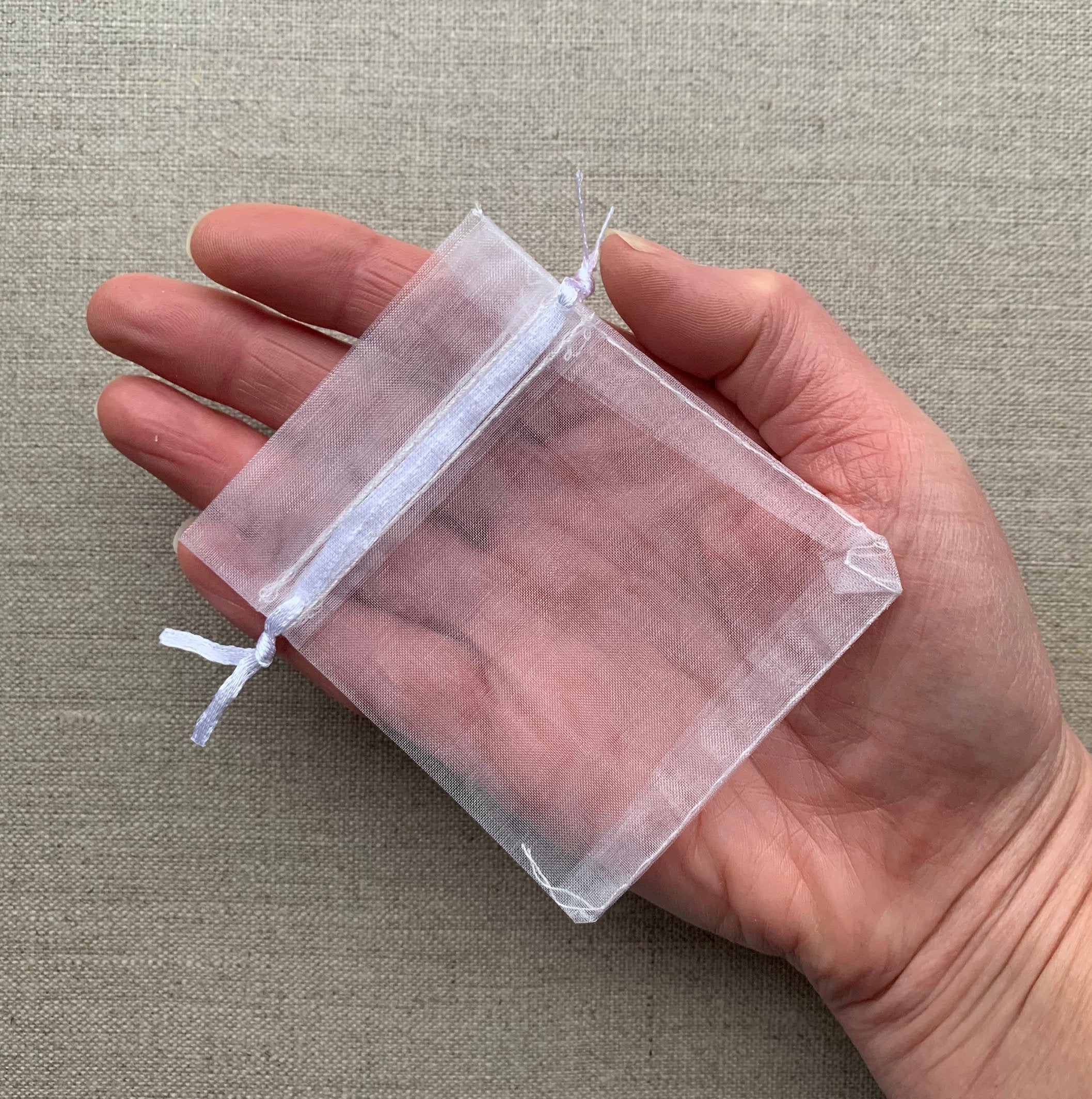 20 Small White Organza bags Gift Bags 9cm x 7cm UK Seller Etsy