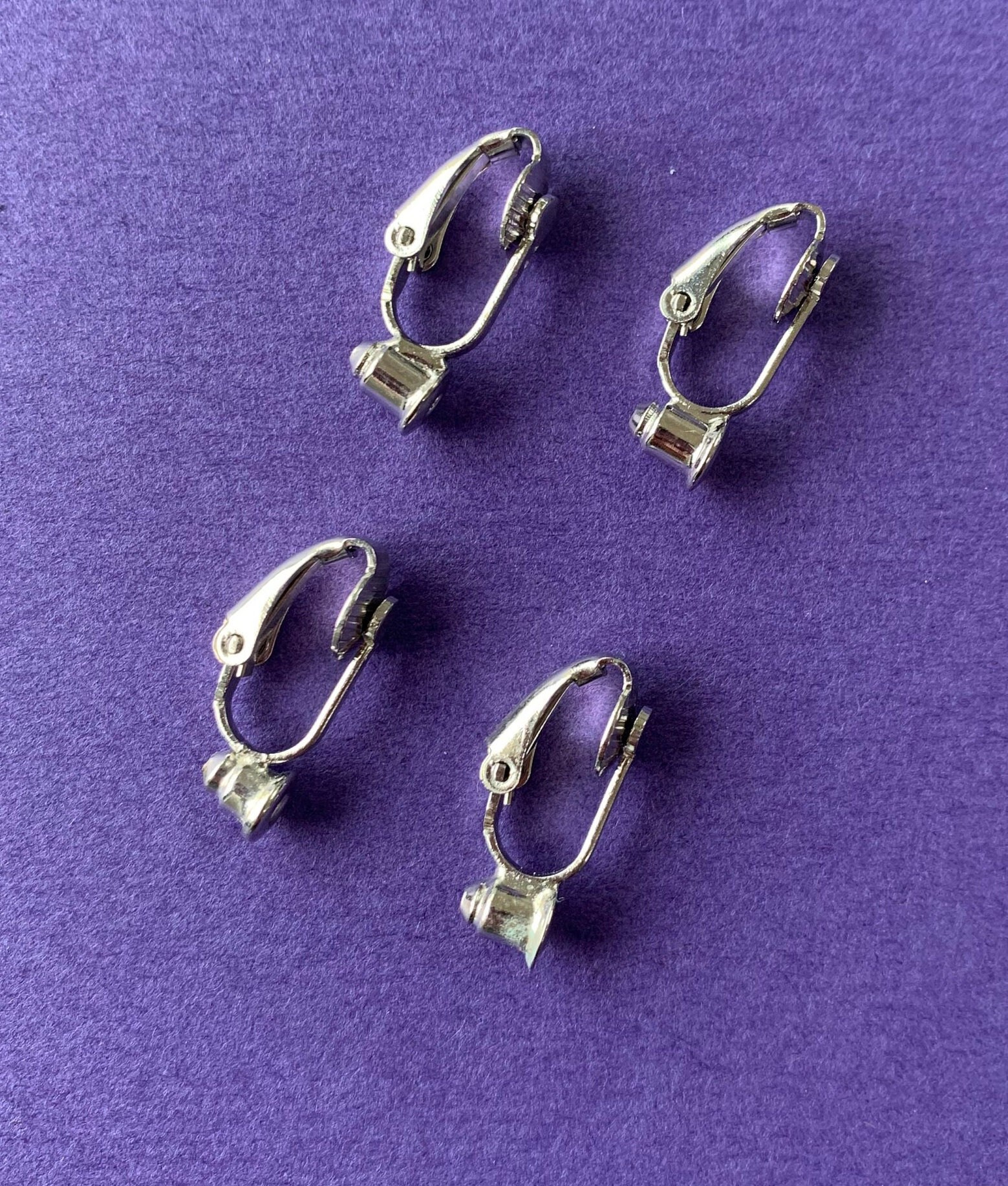 Clip on Earring Converter, Adapt Stud Earrings to Clips, DIY Clip