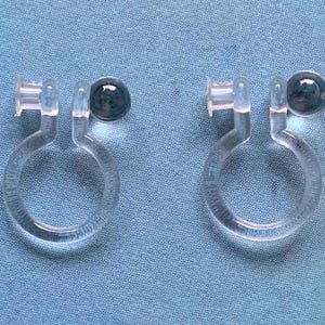 Invisible Clip On Earring Converters, Stud Adapters, Hypoallergenic, DIY