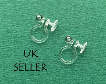 Clip on store earrings etsy