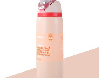 Garrafa de água Owala Snoopy de 946 ml (32 oz), copo térmico de viagem à prova de vazamentos