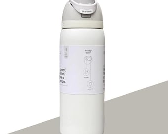 Garrafa de água rosa Snoopy de 946 ml (32 oz), garrafa térmica à prova de vazamentos.