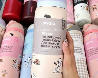 Peanuts Water Bottle 32oz, Stainless Steel Leakproof Bottle