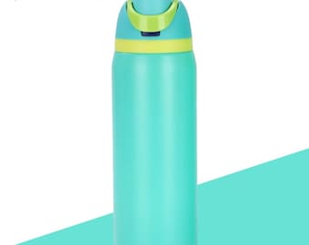 Garrafa de água com estampa de amendoim, 946 ml (32 oz), em aço inoxidável à prova de vazamentos.