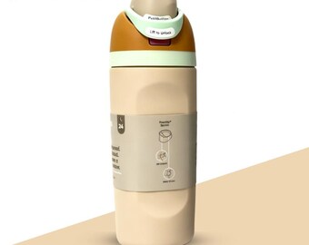 Garrafa de água Snoopy Peanuts, 946 ml (32 oz), garrafa térmica de aço inoxidável