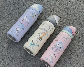 Peanuts Owala Water Bottle 32oz, Insulated Stainless Steel Bottle