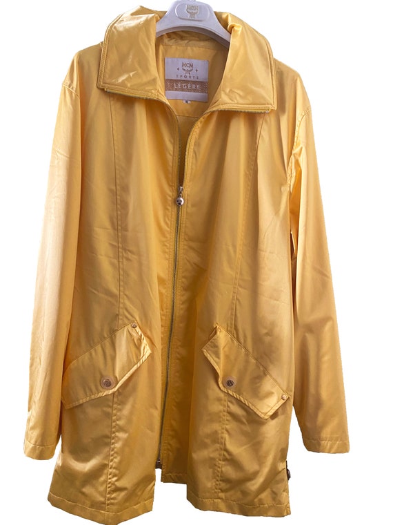 MCM Légère Vintage Yellow Raincoat