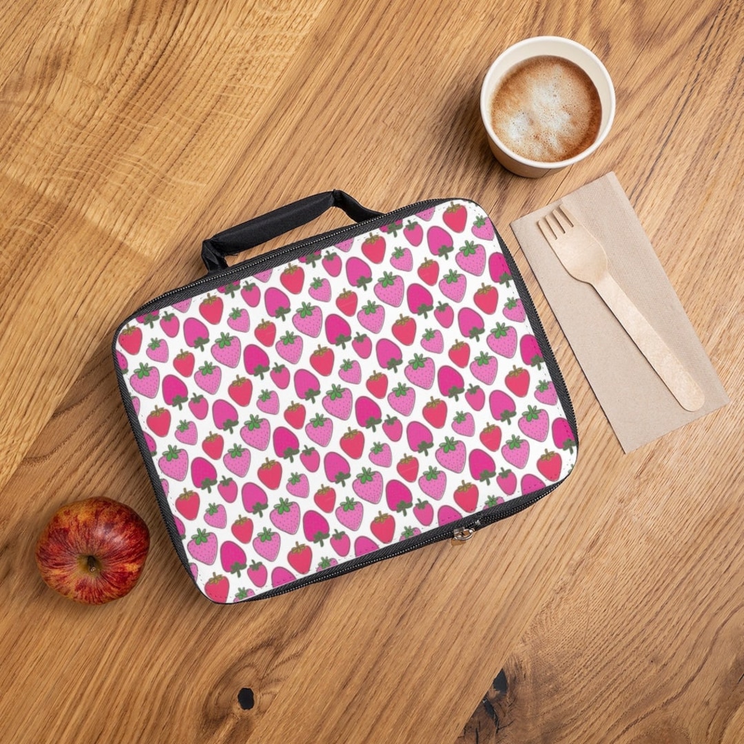 Insulated Lunch Bag Cute Lunch Bag Strawberry Bag Aesthetic Etsy
