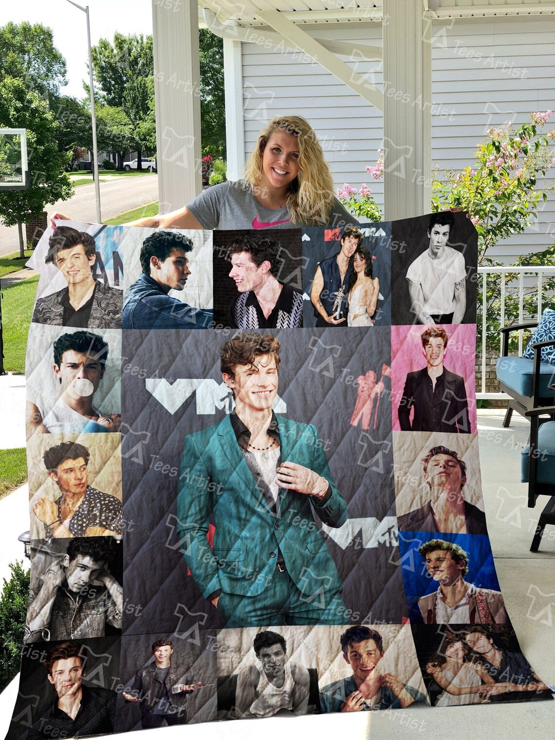 Shawn Mendes 04 Celebrity Quilt Blanket Bedding Family Gift Etsy