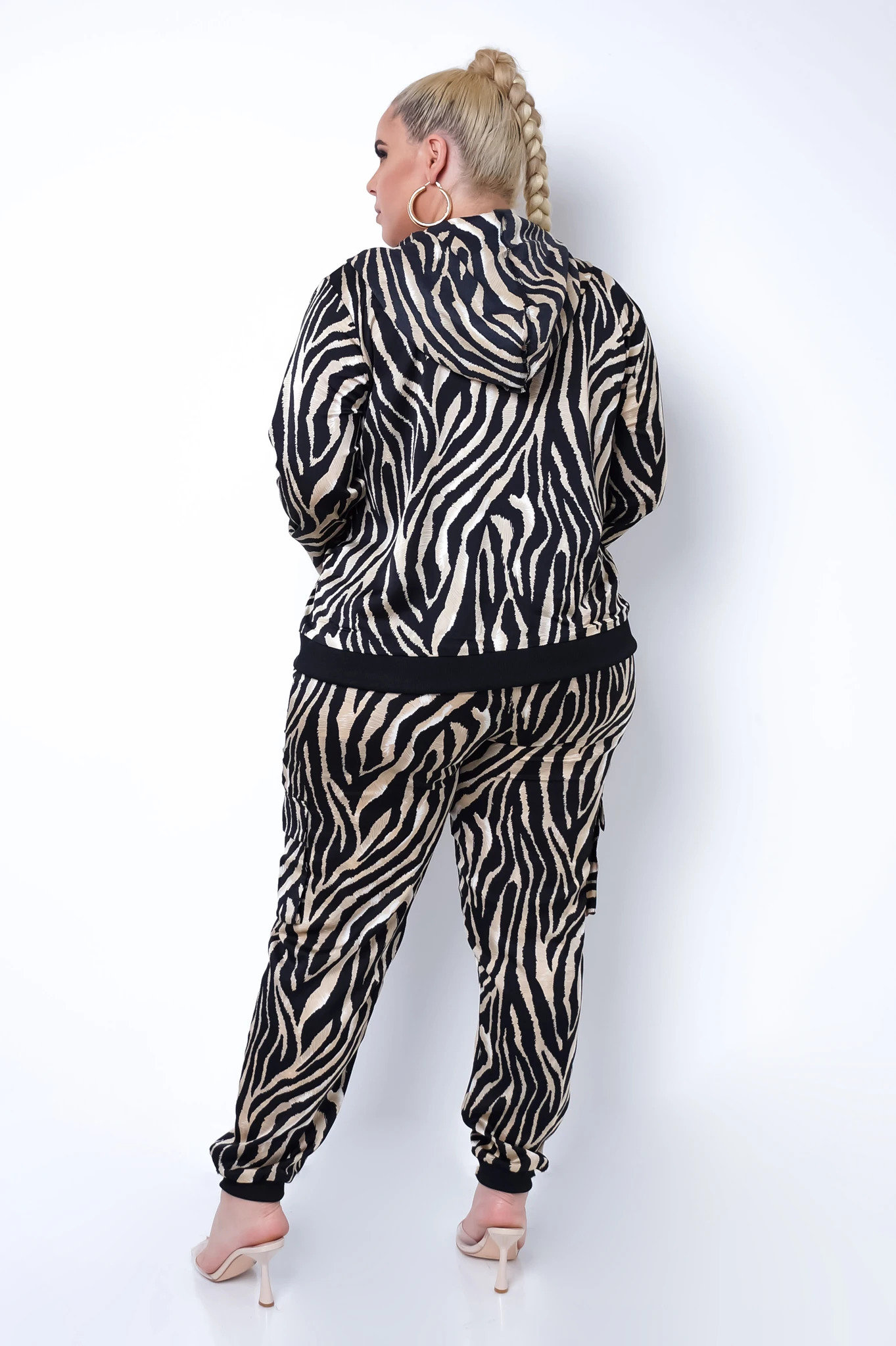 Plus Size Animal Print Two Piece Pant Set Loungewear Etsy New Zealand