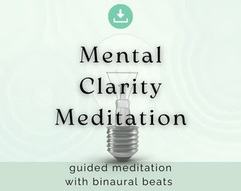 Mental Clarity Meditation by Kyanite Psychic Services - 19 Minute MP3 Audio Digital Download - Guided Meditation