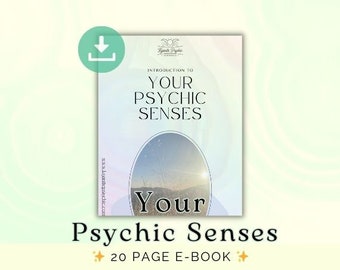 Discover Your Psychic Senses | 20 Page PDF Ebook Download | Psychic Abilities Psychic Development | Clairvoyance Clairaudience & more
