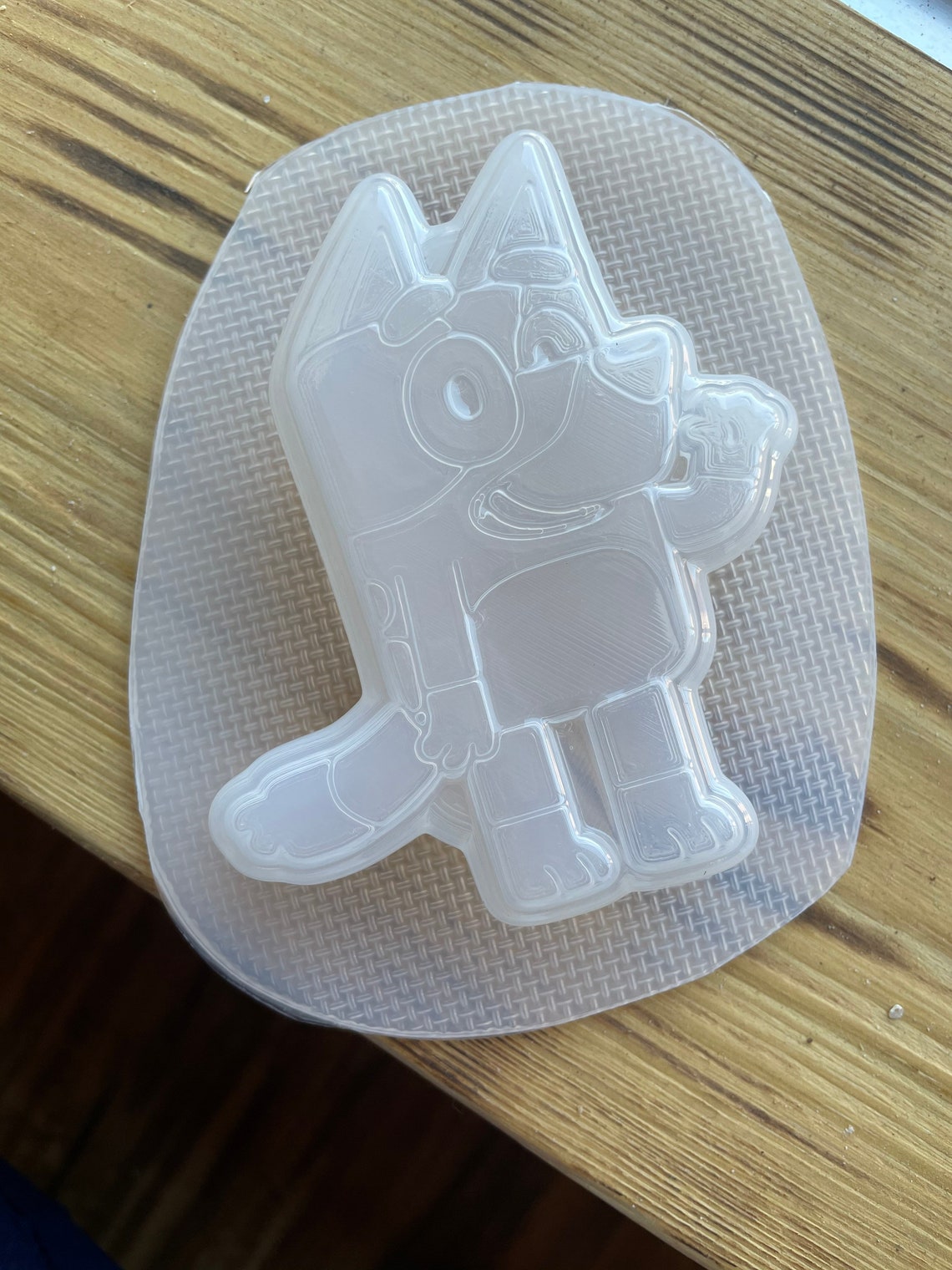 Bluey Plastic Bath Bomb Mold Soap Mold Resin Mold Craft Etsy