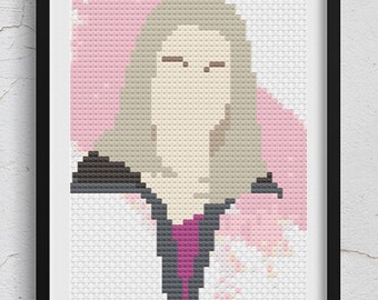 Padrão de Ponto Cruz Doctor Who Rose Tyler em PDF | Download Instantâneo do Padrão em PDF | Presente para Geek