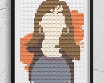 Padrão de Ponto Cruz Doctor Who Donna Noble em PDF | Download Instantâneo do Padrão em PDF | Presente para Geek