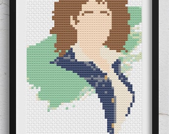 Padrão de Ponto Cruz Doctor Who River Song em PDF | Download Instantâneo do Padrão em PDF | Presente para Geek