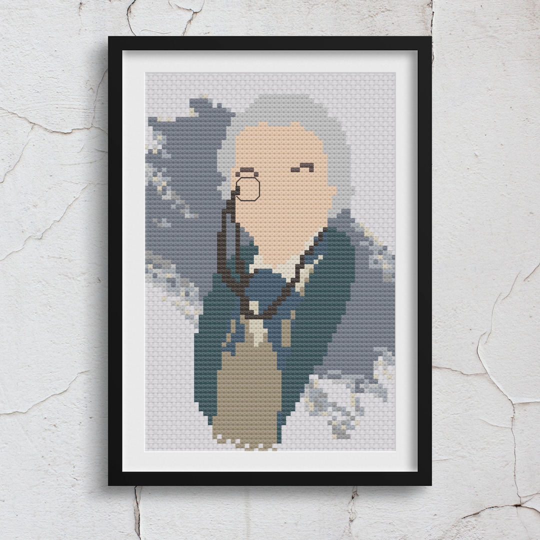 Cross Stitch Pattern Doctor Who First Doctor PDF | Instant Download PDF ...