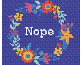 Padrão de Ponto Cruz Floral - Não - PDF