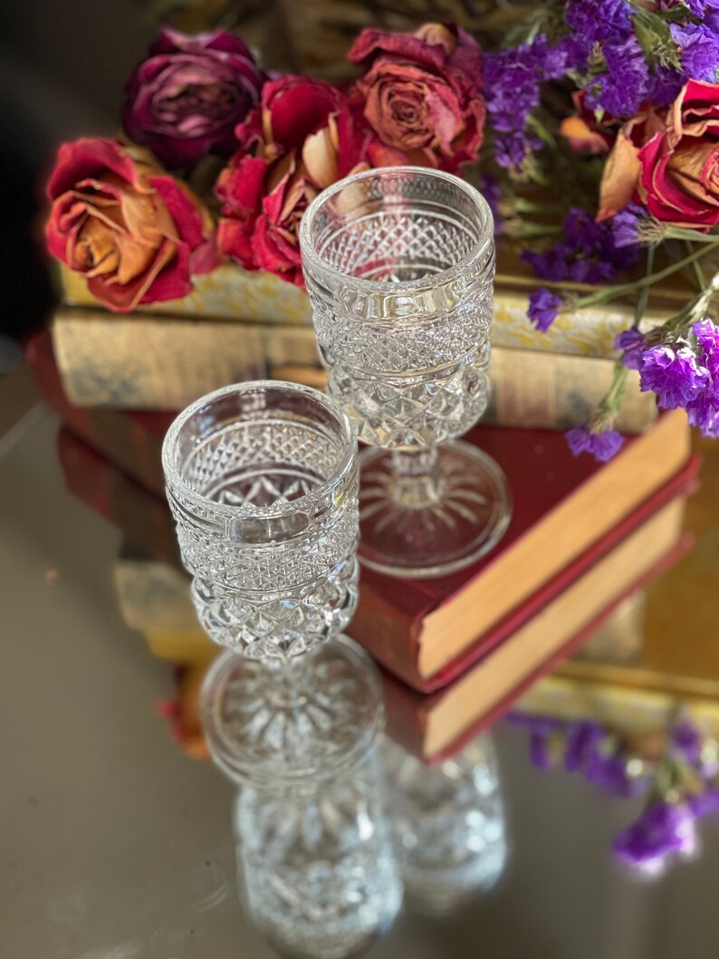 Wexford Anchor Hocking Wine Glasses Etsy