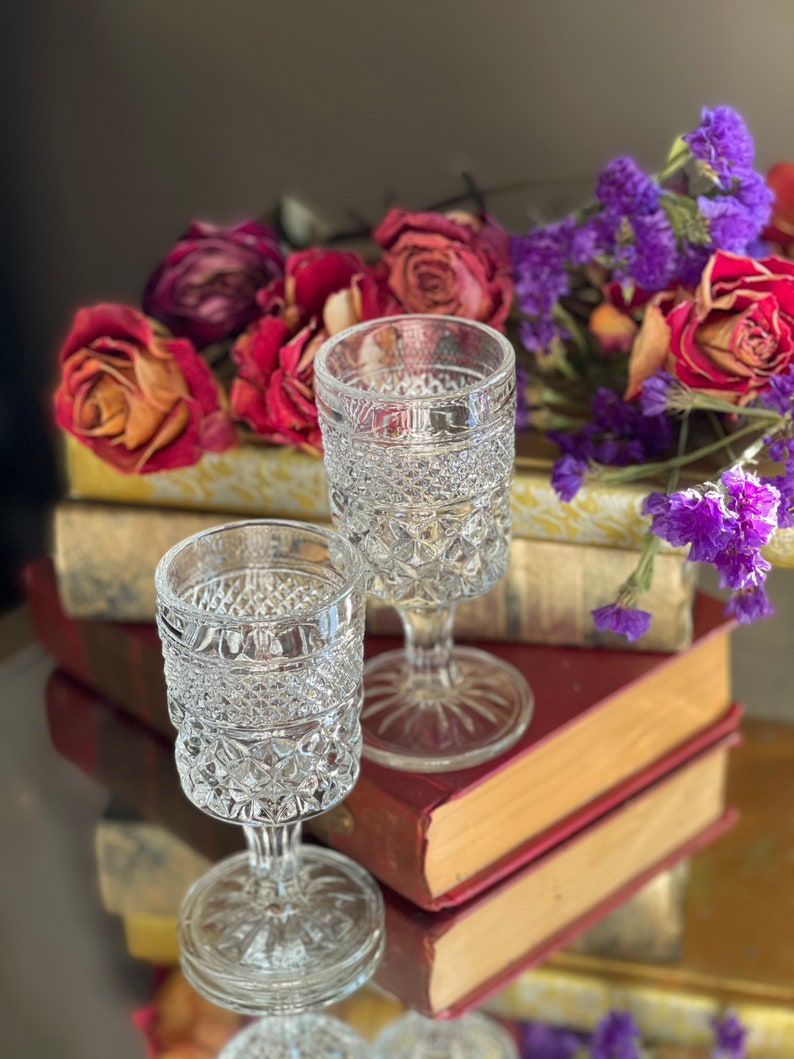 Wexford Anchor Hocking Wine Glasses Etsy