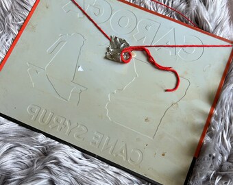 Vintage Caroga Cane Syrup Metal Sign - Etsy