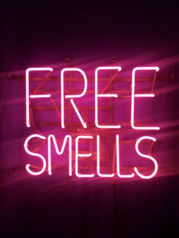 Personalized Neon Sign Free Smells Custom Neon Sign Glowing Aromas Neon ...