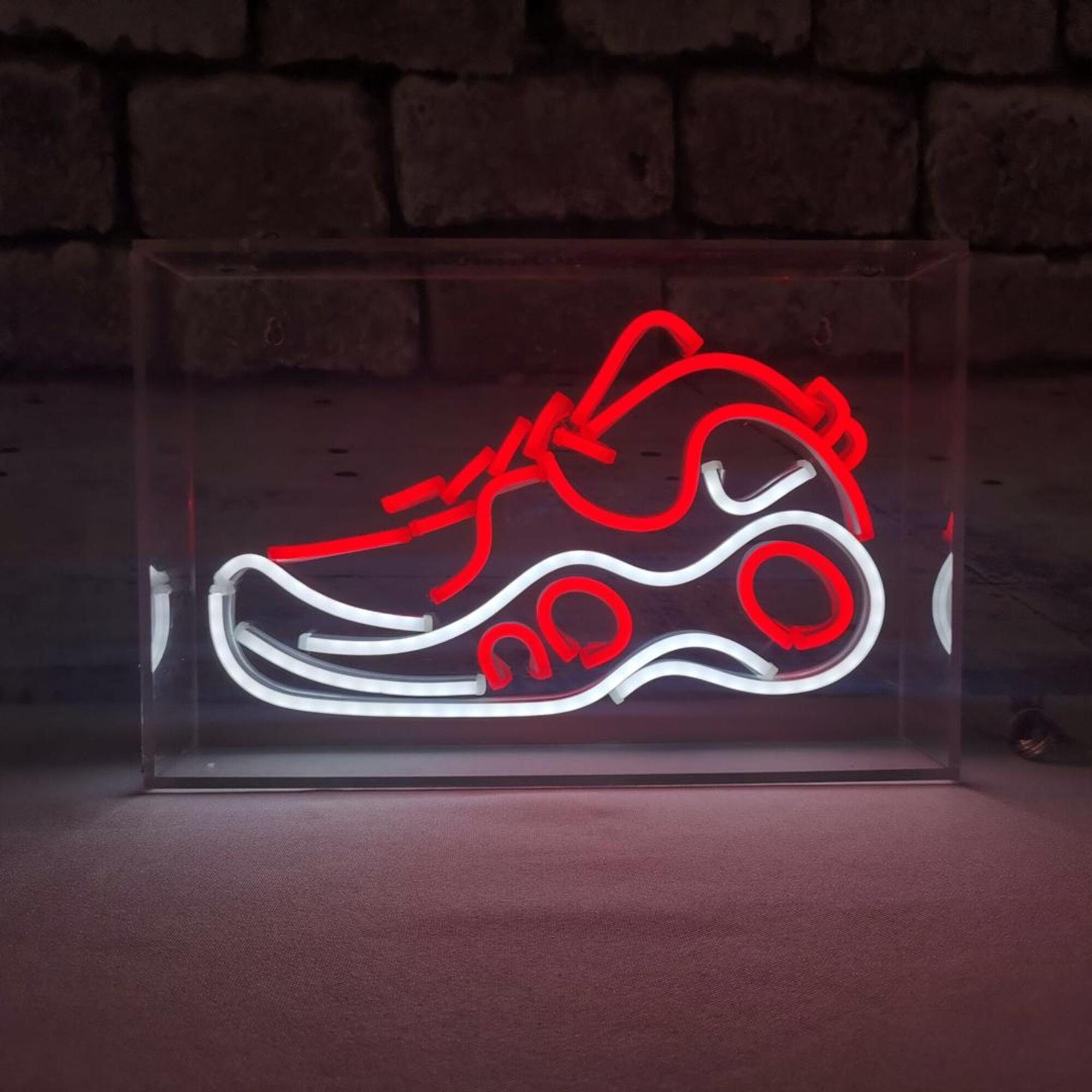 Soulful Shine Neon Sign for Sneaker Lovers Room Decor Handmade Neon Light