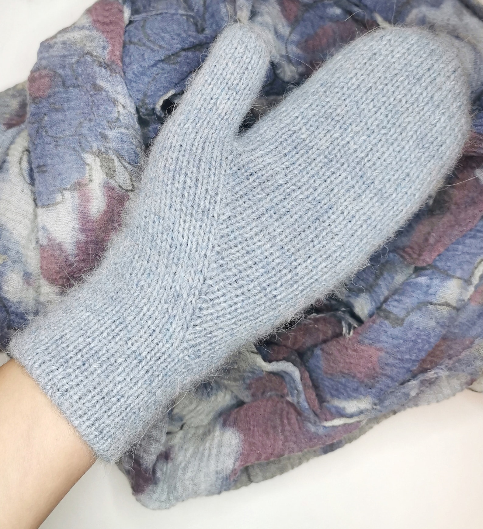 Double Layer Mittens Knitting Pattern Instant download in Etsy