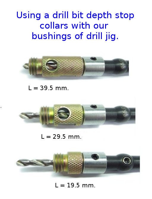 Drill Bit Depth Stop Collar Set of 12 Pieces. Etsy