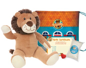 NO SEW 16/"//40CM BUILD A TEDDY BEAR MAKING KIT SNOWMAN with BLUE SCARF//HAT