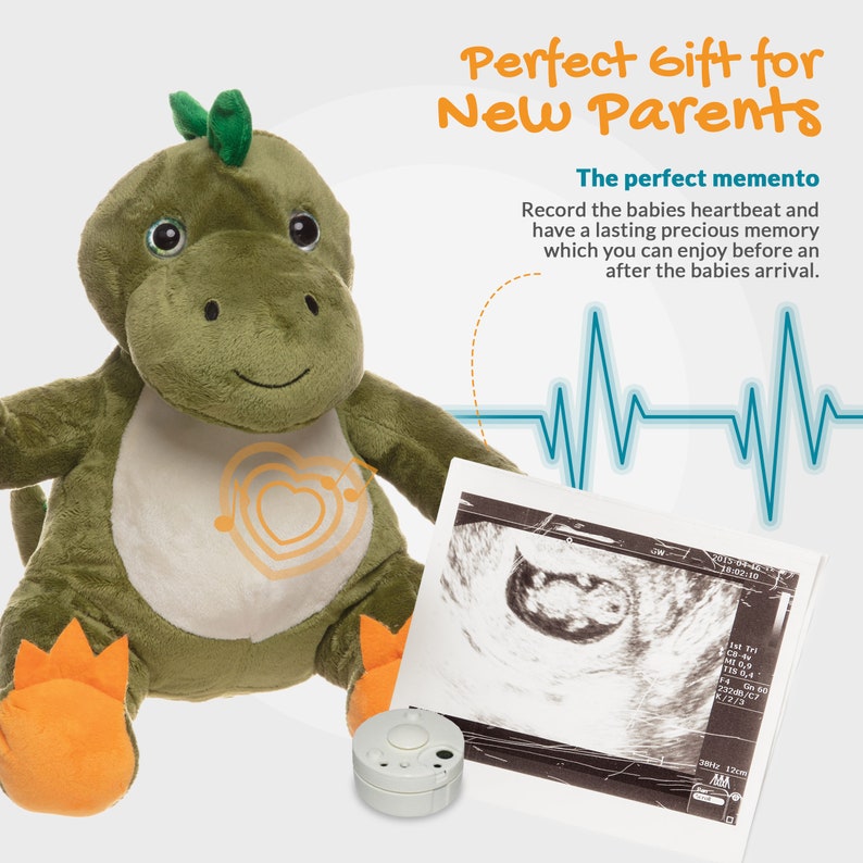Cute Dinosaur Teddy Recordable Sound / Baby Heartbeat Make a Etsy