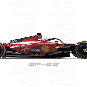 Ferrari SF23 Le Clerc Formula 1 2023 Season SF-23 - Model car -Piece Rare!!!!!!!
