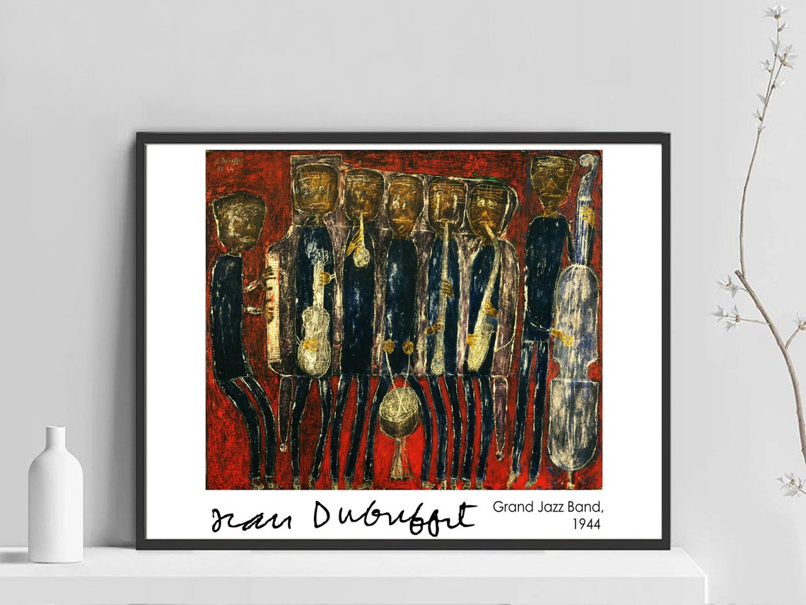 Jean Dubuffet Art Print Grand Jazz Band Poster