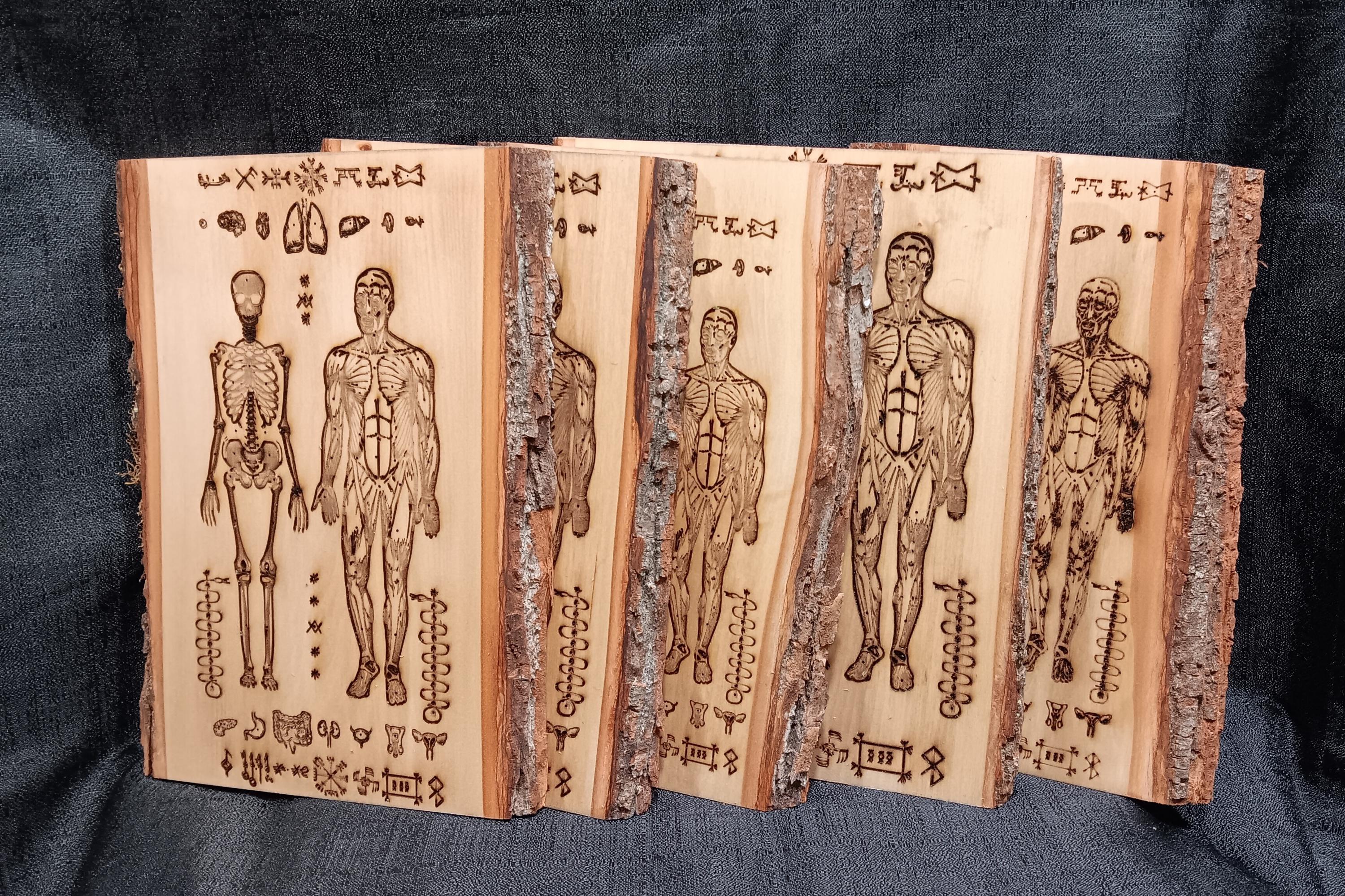 Voodoo Ritual Board Anatomical Spirit Work With Symbolic Meanings ...