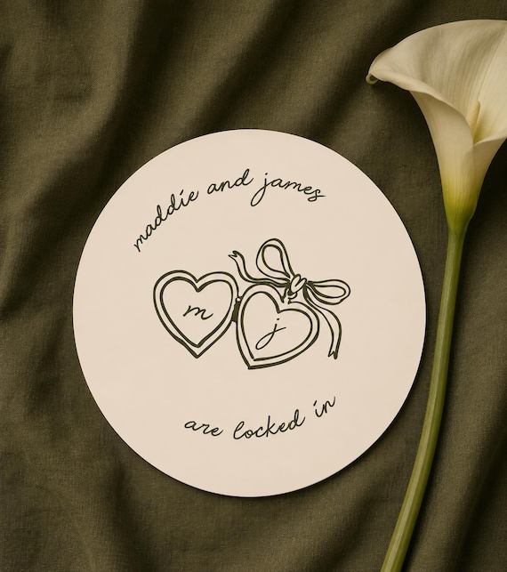 Printed Custom drink coasters - hens party, bachelorette, wedding, engagement, baby shower, christening.