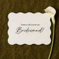 Bridesmaid Proposal Card – Will You Be My Bridesmaid? Wave-cut | Bridal Party | Australia product logo
