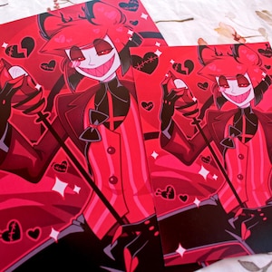 Valentine Alastor Print - Hazbin Hotel