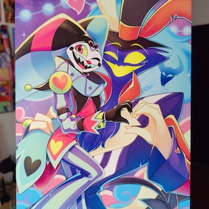 Fizzarolli and Ozzie Print - Helluva Boss