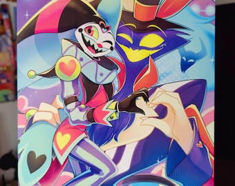 Fizzarolli and Ozzie Print - Helluva Boss