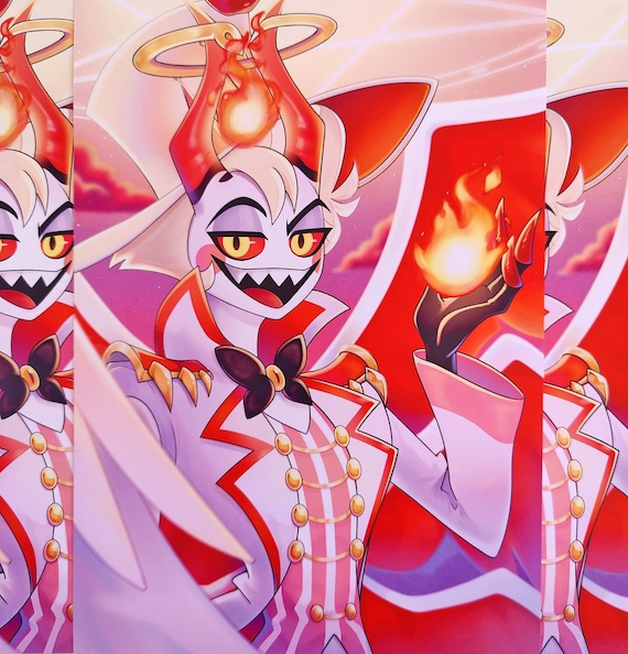 Lucifer Print - Hazbin Hotel - Etsy