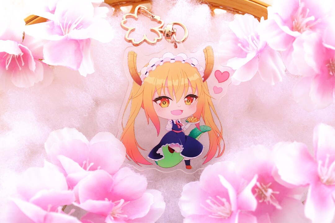 Miss Kobayashi's Dragon Maid Keychain Etsy