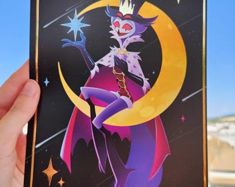 Stolas print woth foil finish - Helluva Boss