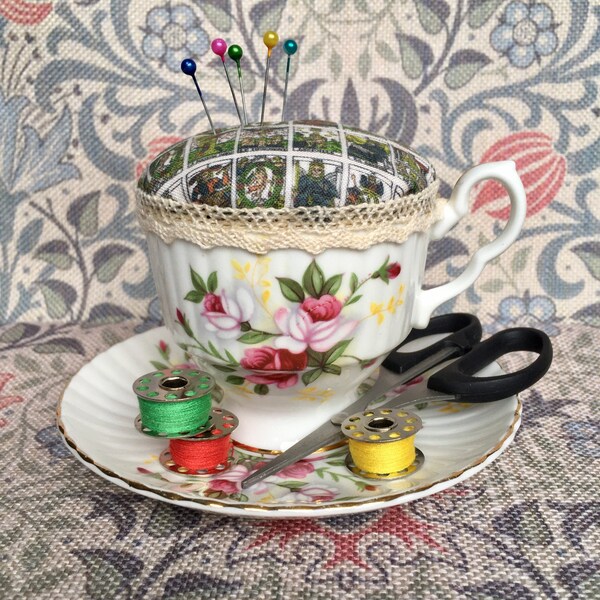 Teacup Pin Cushion Etsy