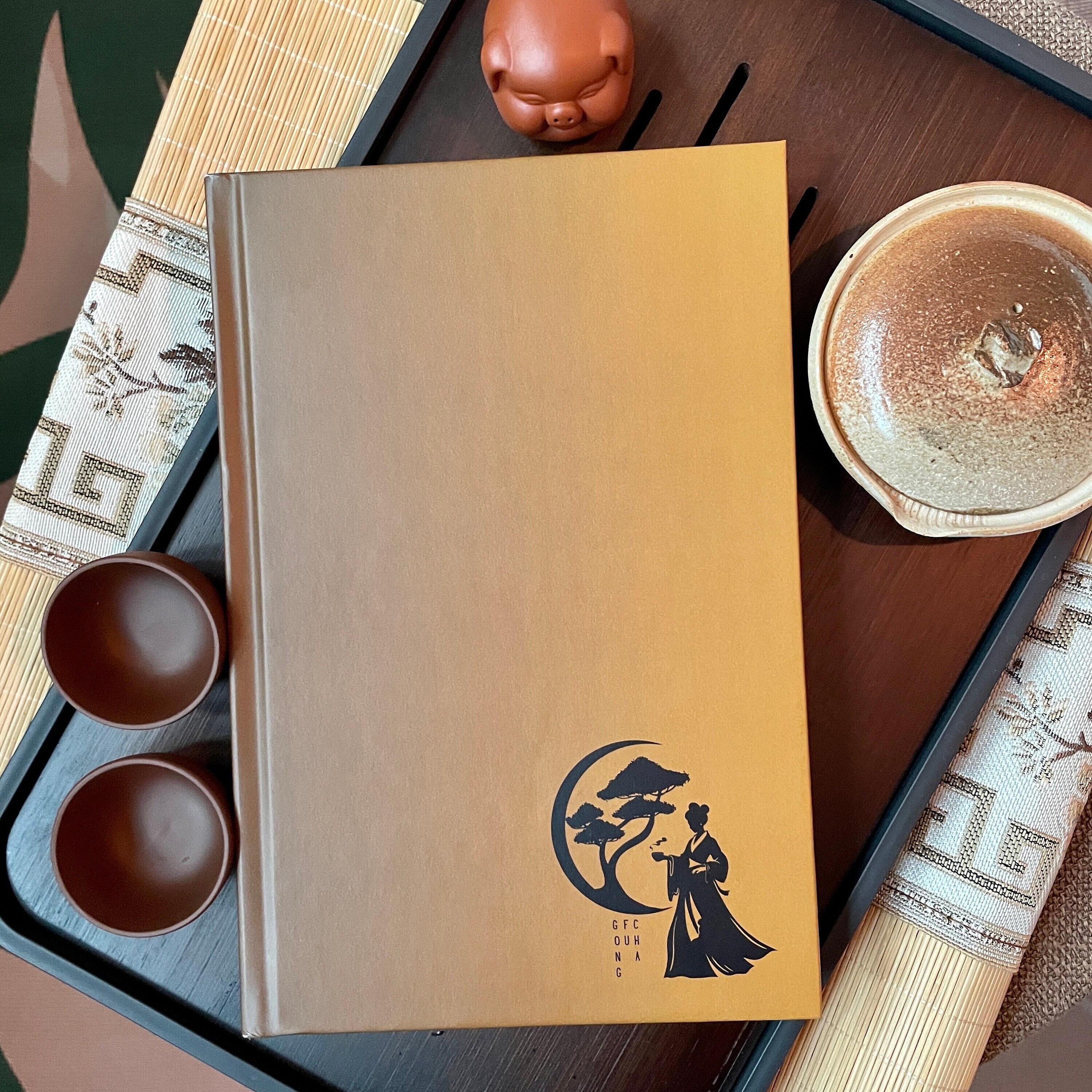 Gong Fu Cha: theeproefdagboek / Mindful Tea Time-dagboek voor het zetten van Gongfu-thee / Hardcover