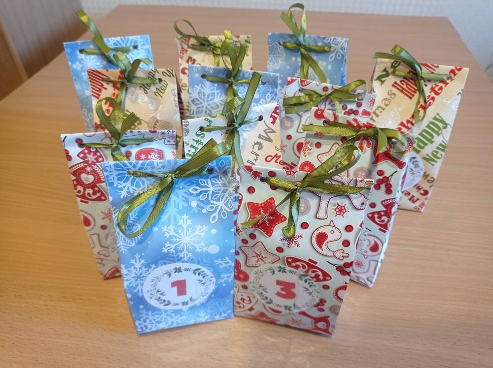 Yarn advent calendar 2021 Сhristmas in july Mystery yarn box Etsy