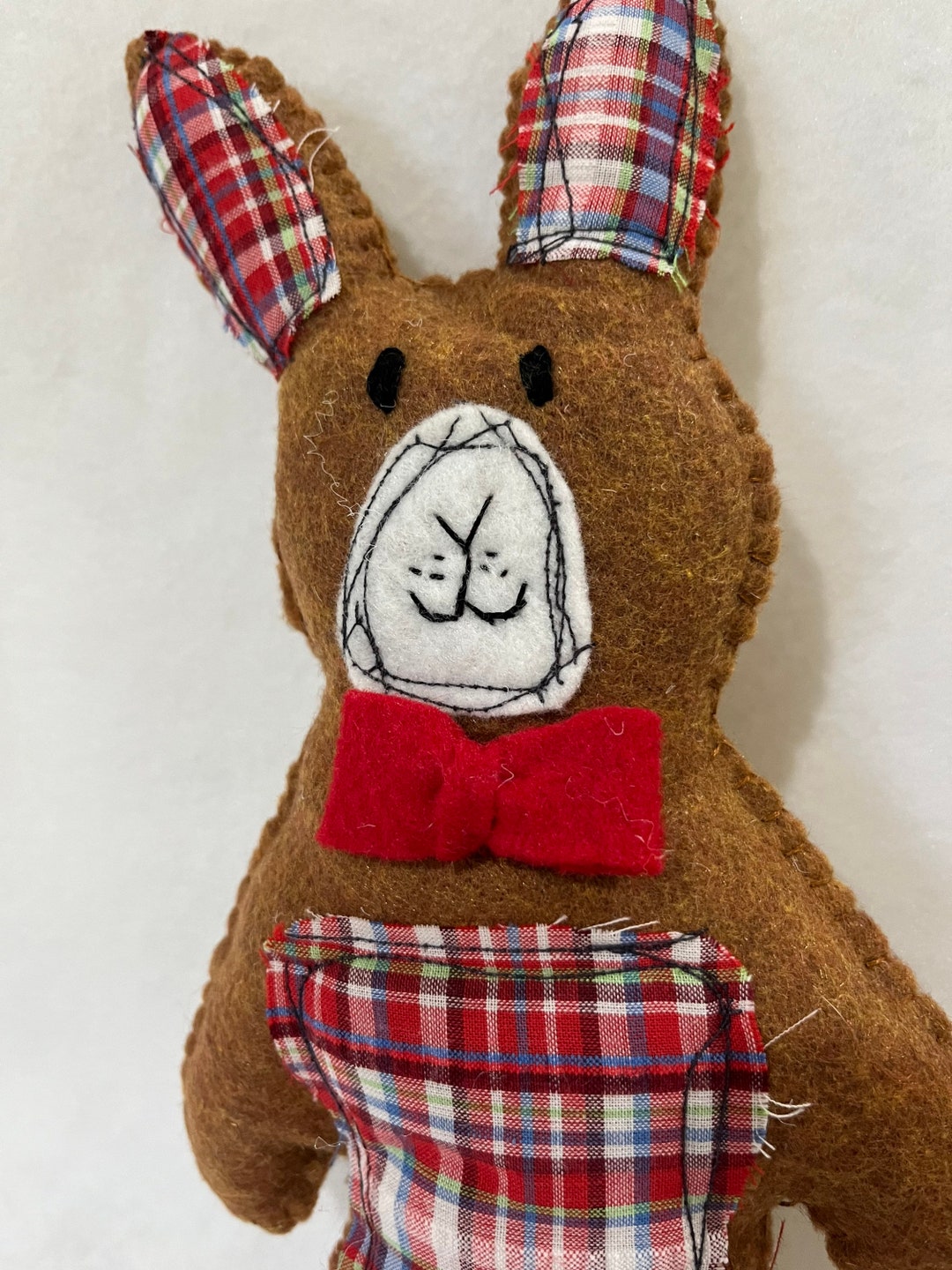 Felt Stuffed Bunny Rabbit Doll - Etsy