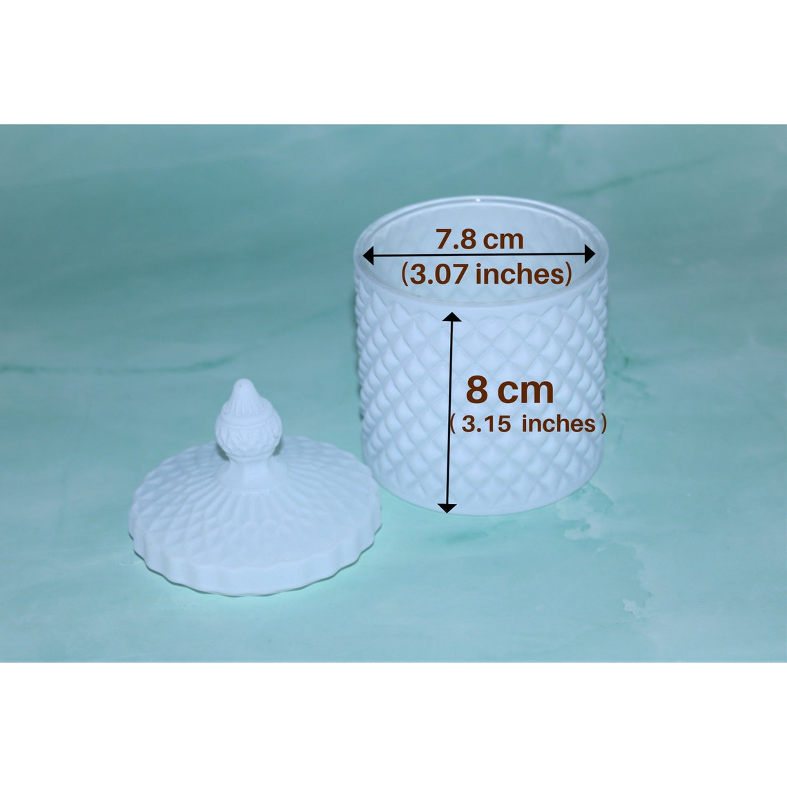 10 Oz. Luxury Empty Candle Jar With Lid Candle Container Etsy