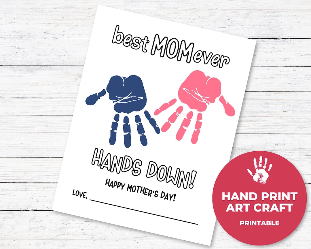 Mothers Day Crafts for Kids Printable, Preschool Gift for Mom ...